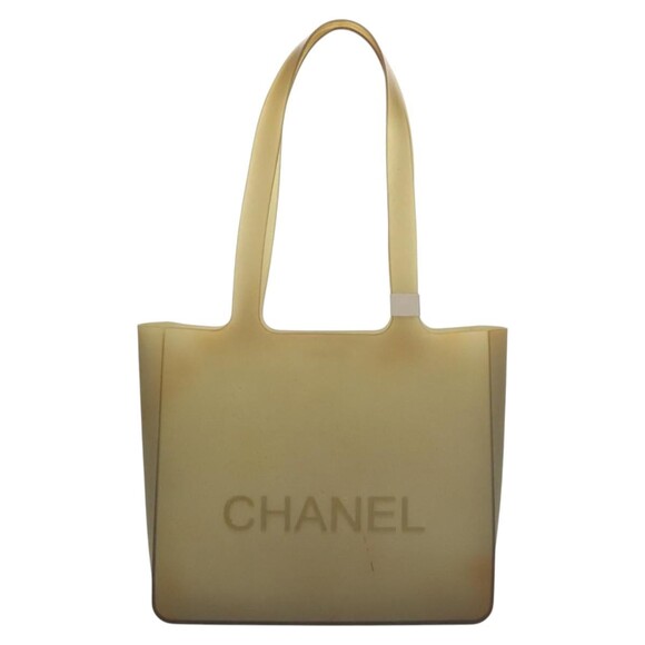 Chanel Tote Bag Rubber Khaki CC - Picture 2 of 6